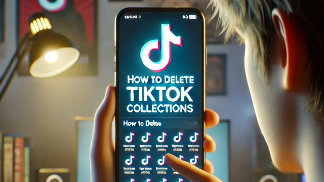 how to delete collections on tiktok